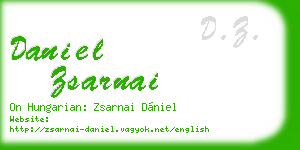 daniel zsarnai business card