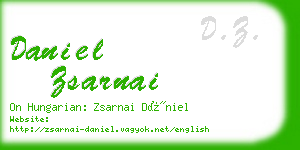 daniel zsarnai business card